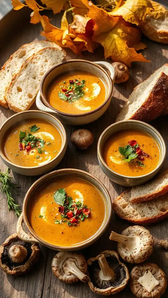 mushroom packed autumn soup recipes