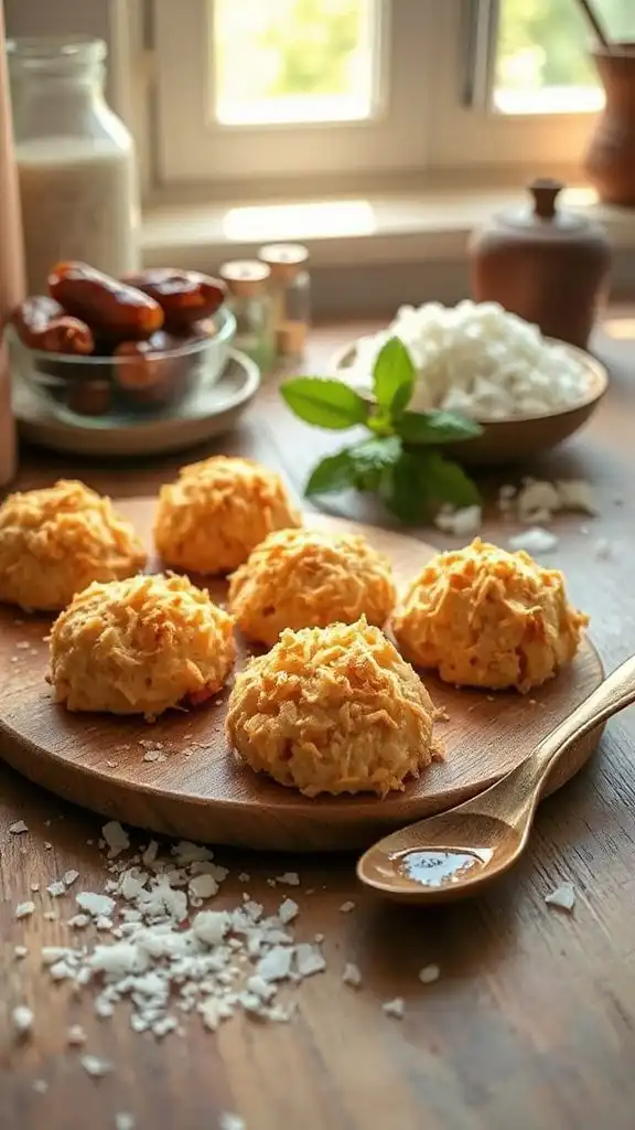 no bake coconut macaroons recipe
