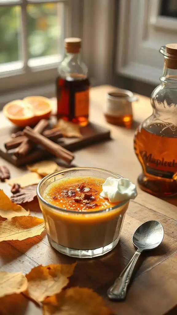 no bake maple custard delight