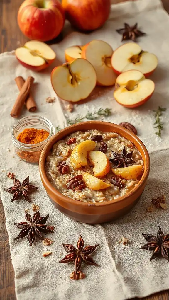 nostalgic apple pie oatmeal