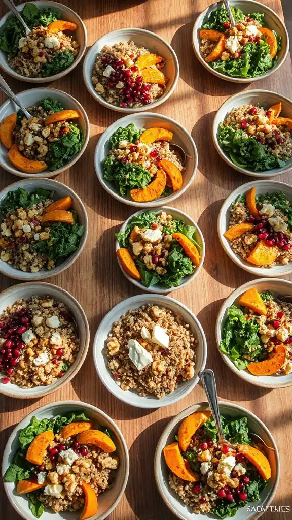 nourishing autumn grain salads
