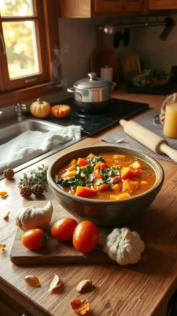 nourishing autumn vegetable soup