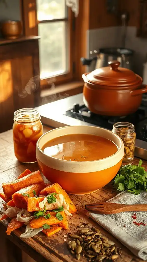 nourishing chicken bone broth nourishing chicken bone broth