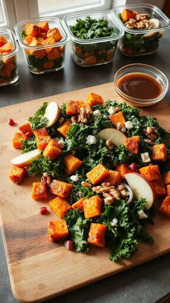 nourishing fall kale salad nourishing fall kale salad