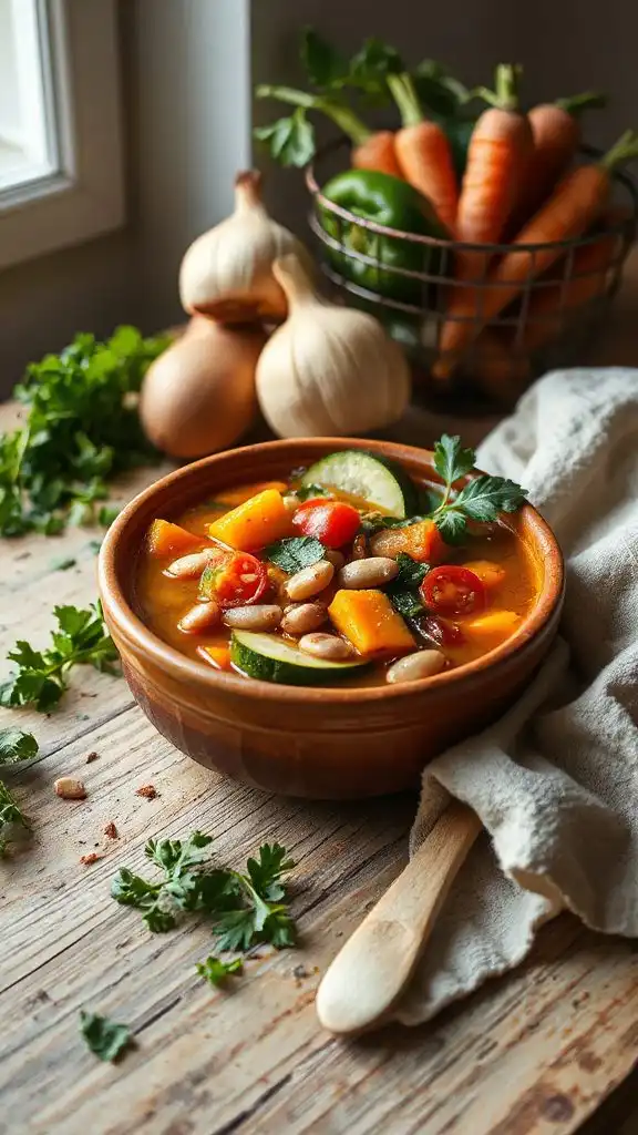 nourishing fall vegetable soup