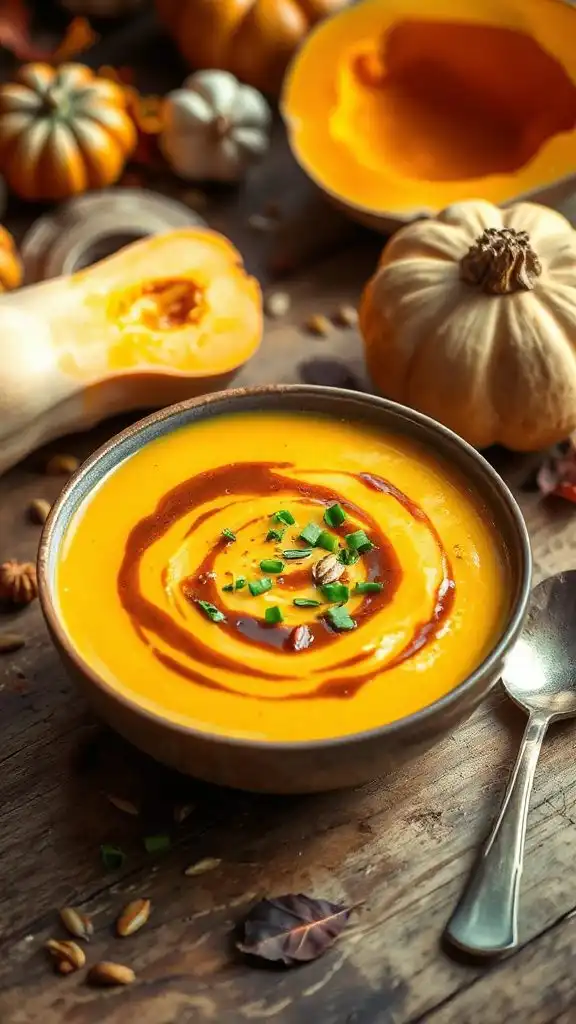 nourishing miso butternut squash soup