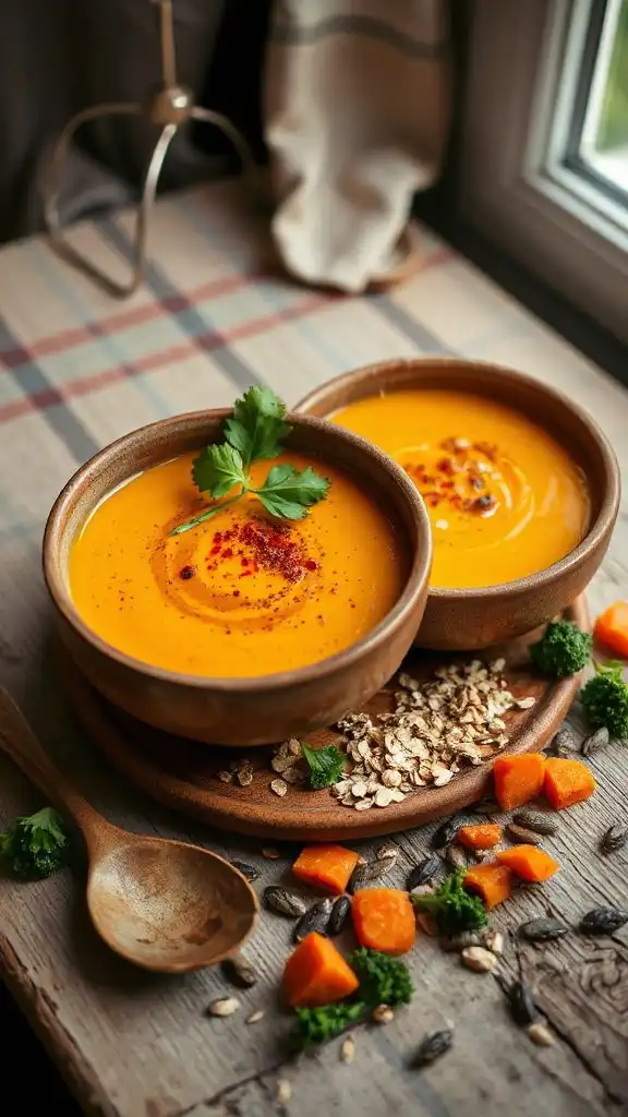 nourishing spiced squash oatmeal