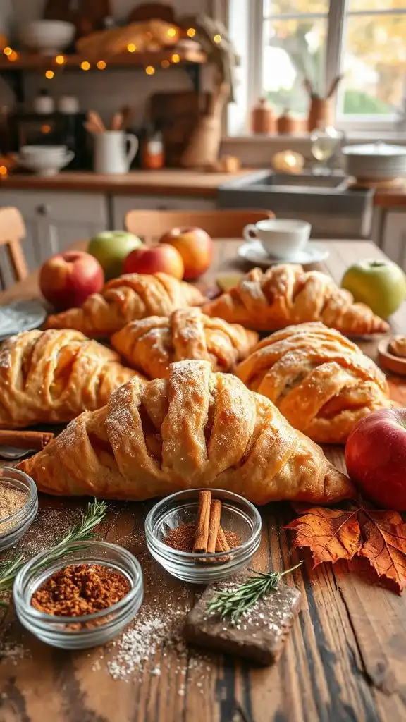 nutmeg spiced apple turnovers recipe