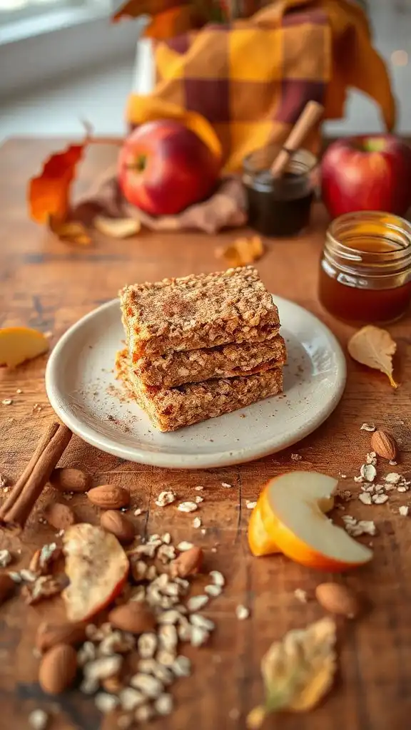 nutritious apple cinnamon bars