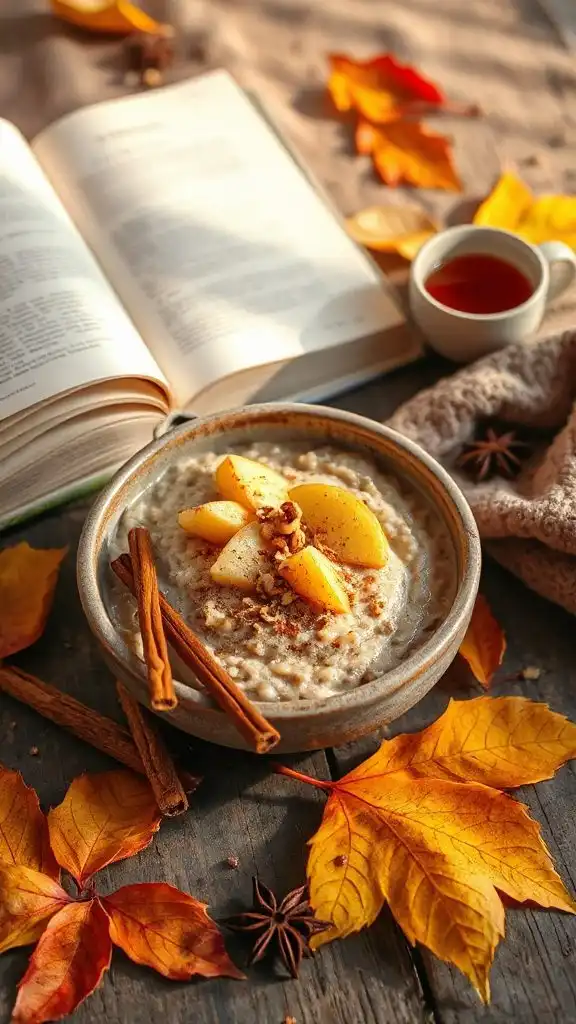 nutritious apple cinnamon bowl