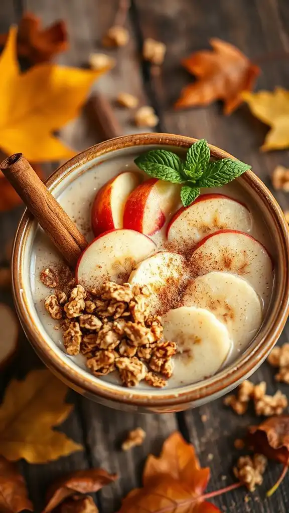 nutritious apple cinnamon bowl