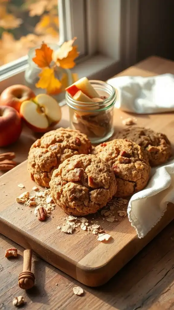 nutritious apple cinnamon cookies