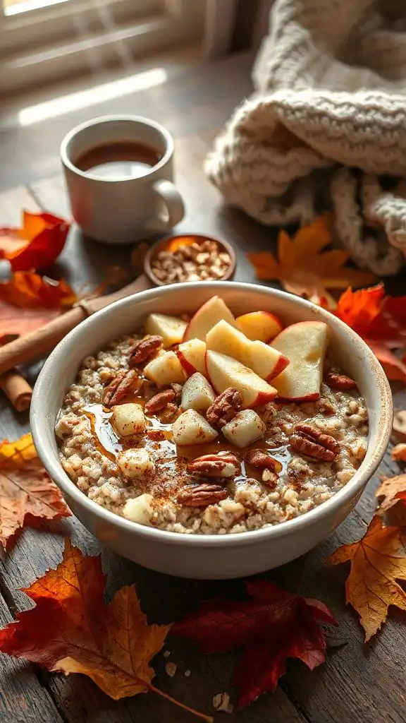 nutritious apple cinnamon oats