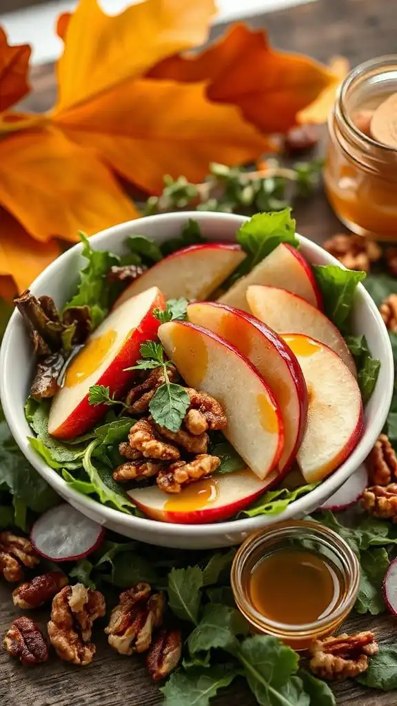 nutritious apple walnut salad