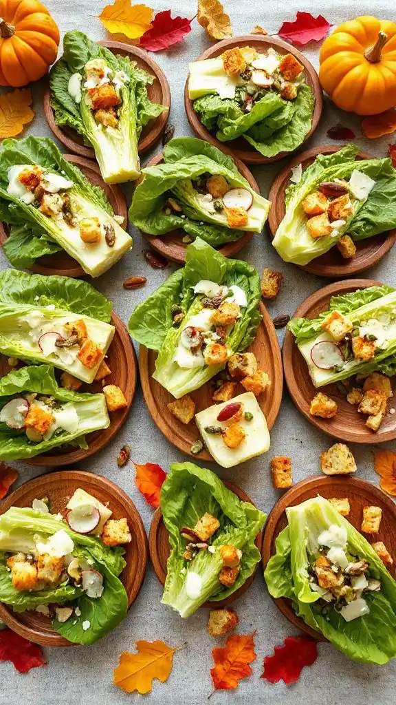 nutritious autumn caesar salads