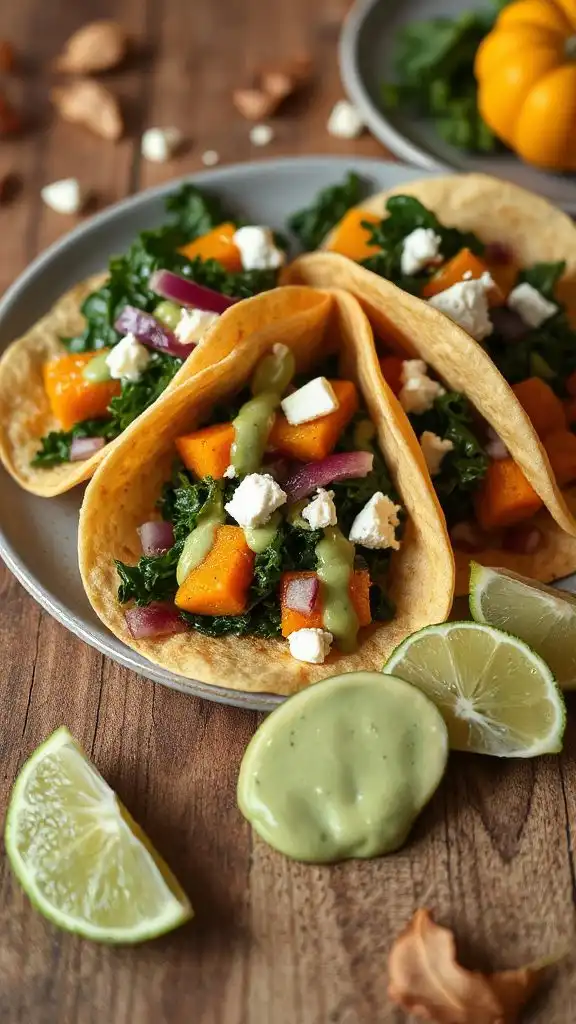 nutritious butternut squash tacos