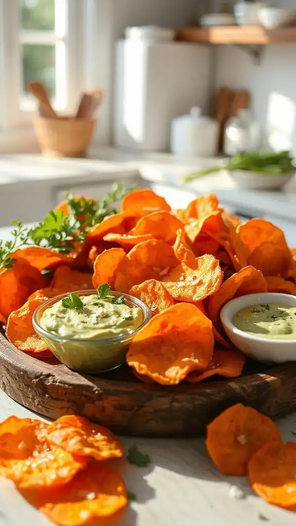 nutritious crunchy carrot chips