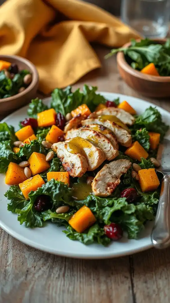 nutritious fall chicken salad