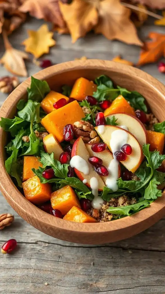 nutritious fall grain bowl