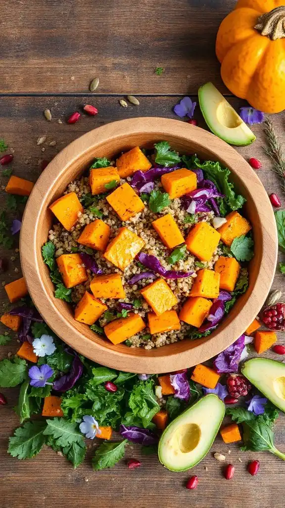 nutritious fall salad recipe