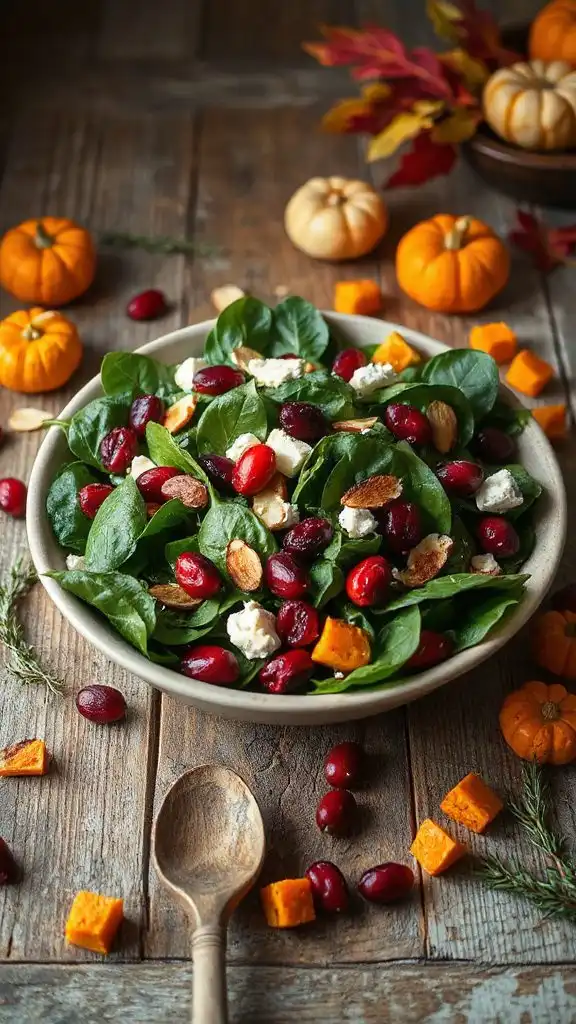 nutritious fall spinach salad nutritious fall spinach salad