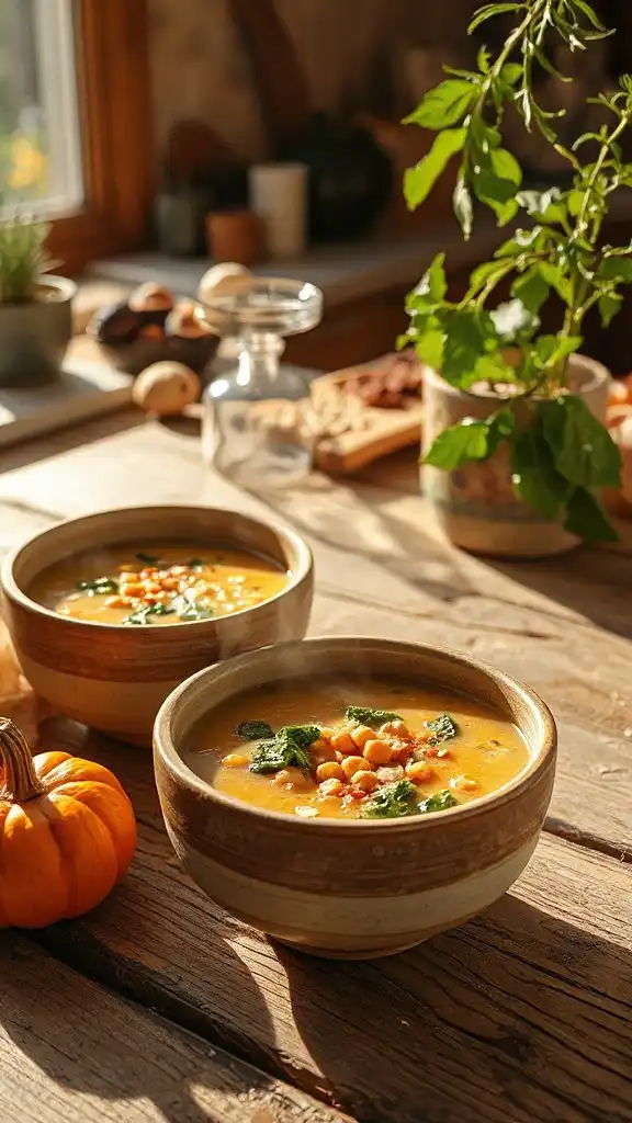 nutritious fall vegetable soup
