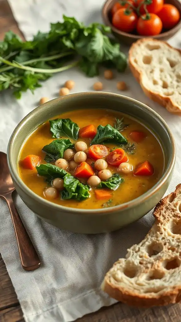 nutritious italian kale soup