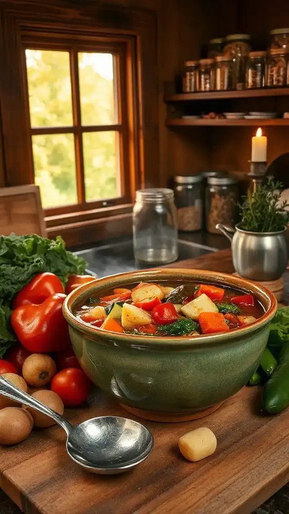 nutritious italian vegetable soup