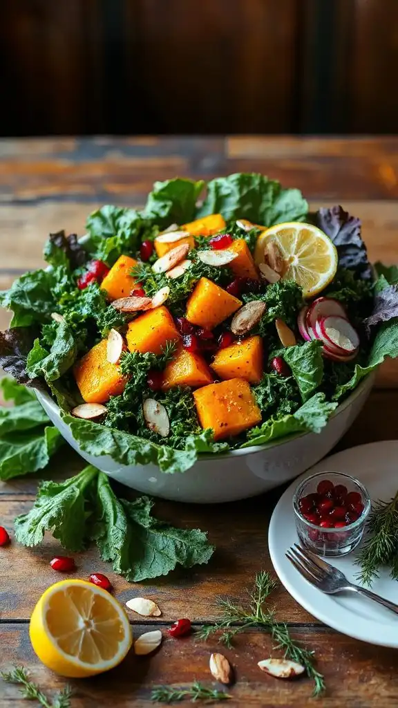 nutritious kale dill salad