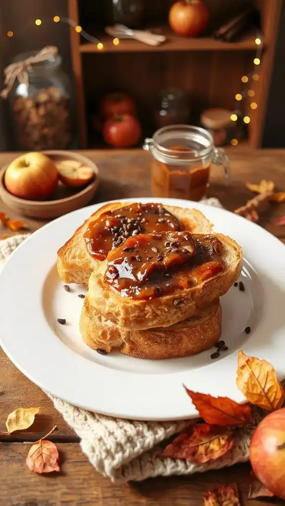 nutritious maple chia toast