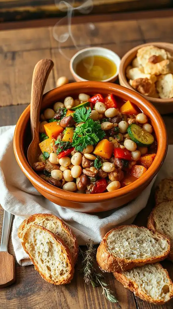 nutritious mediterranean bean stew