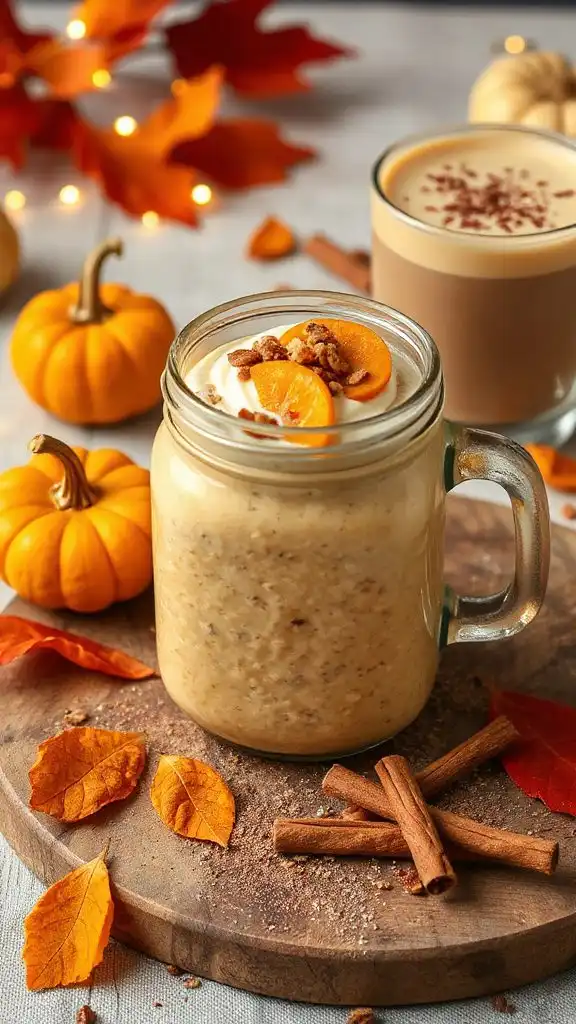nutritious pumpkin breakfast oats