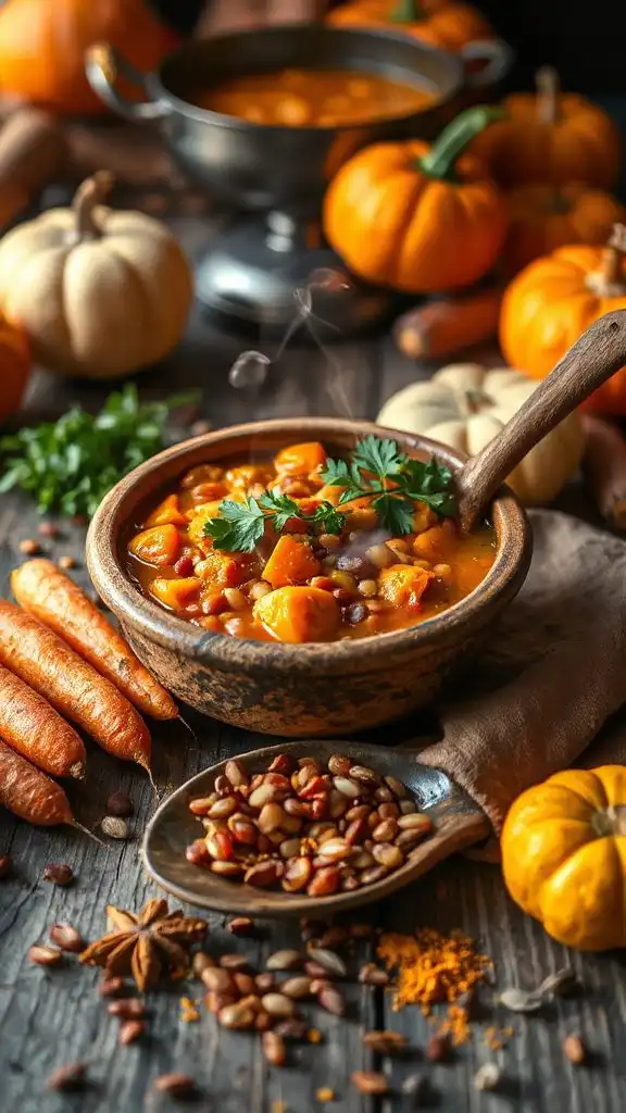 nutritious red lentil stew