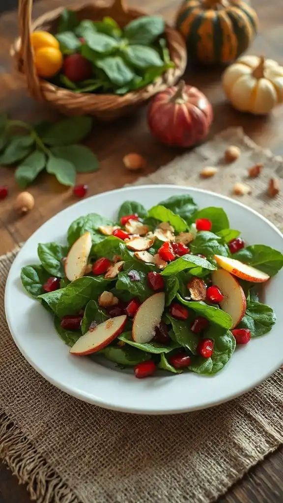 nutritious spinach salad recipe