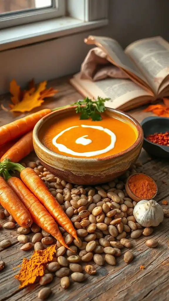 nutritious vegan lentil soup
