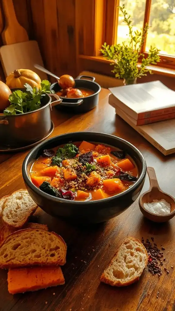 nutritious vegetable quinoa soup