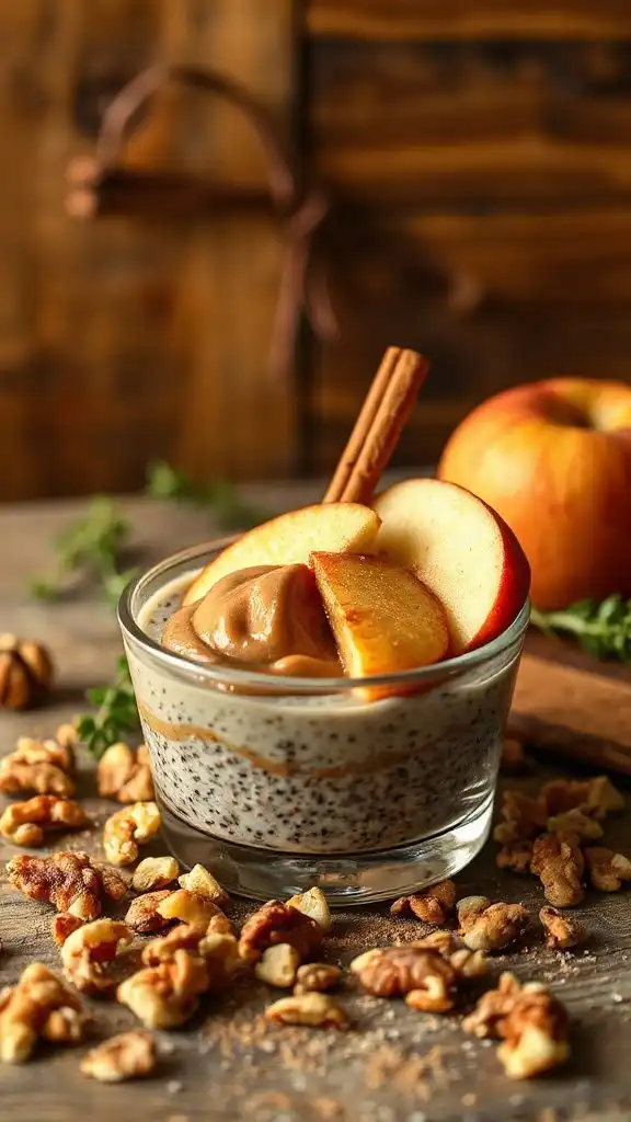 nutty apple cinnamon pudding nutty apple cinnamon pudding