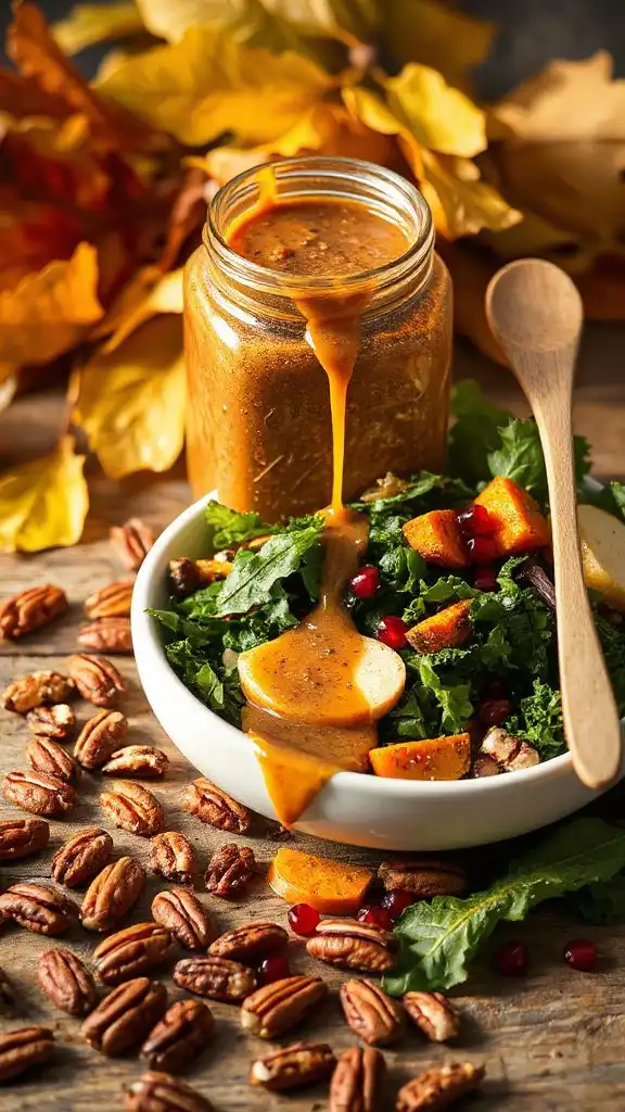 nutty maple autumn dressing