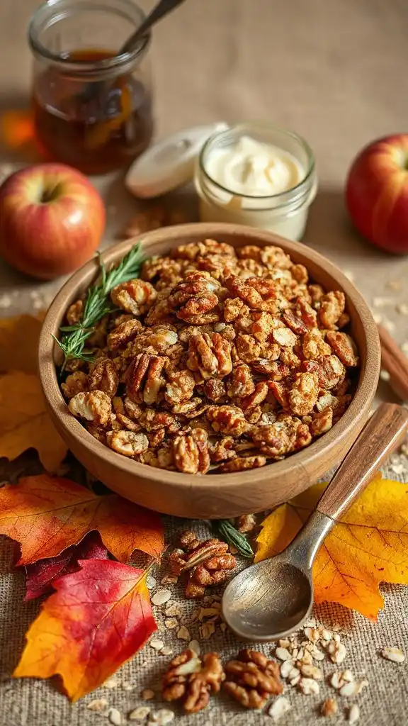 nutty maple granola delight