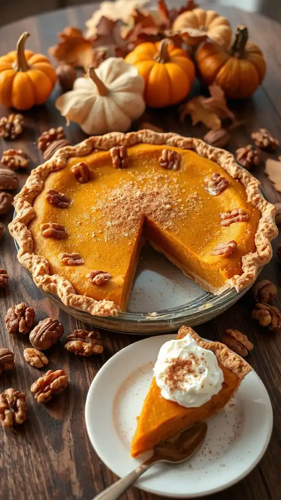nutty pumpkin pie recipe