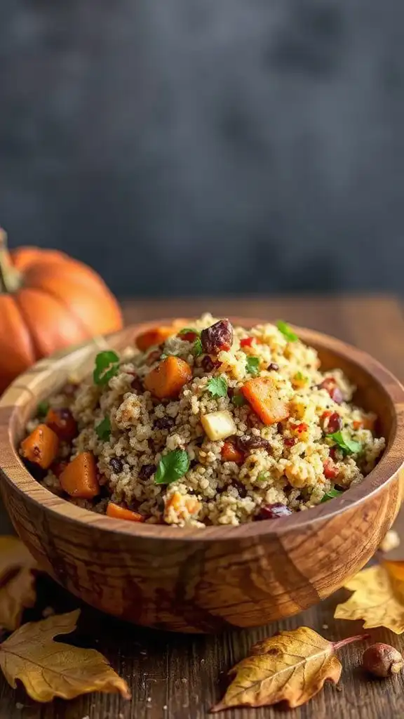 nutty squash quinoa salad