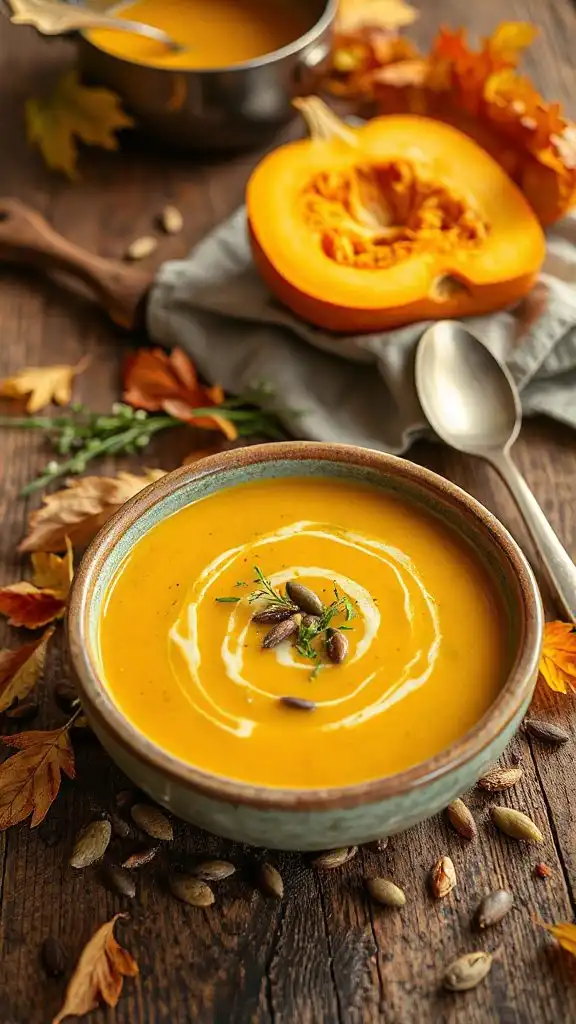 nutty squash rice soup nutty squash rice soup