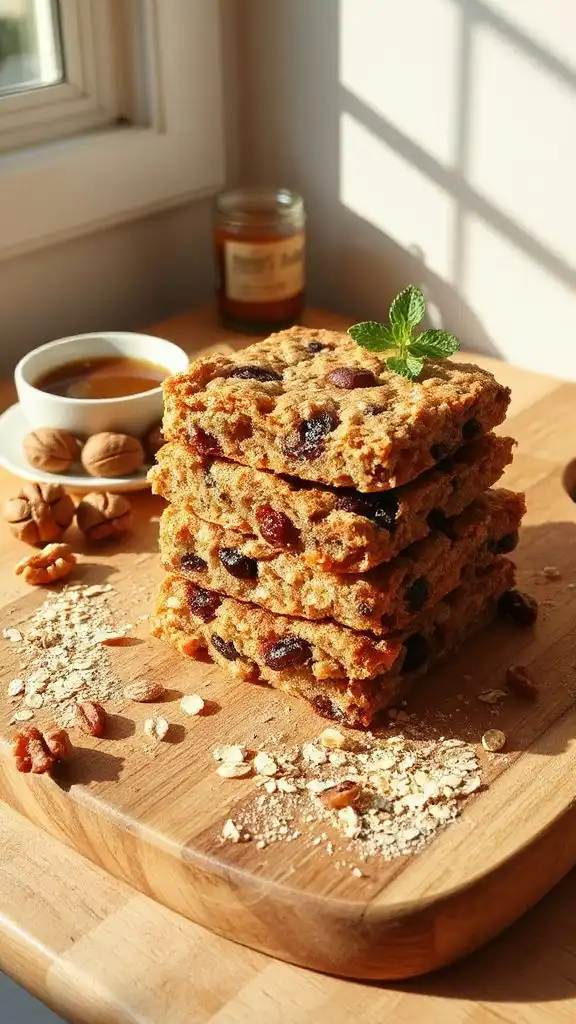 oatmeal raisin energy bars