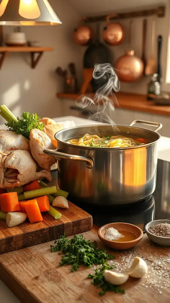 one pot chicken noodle soup