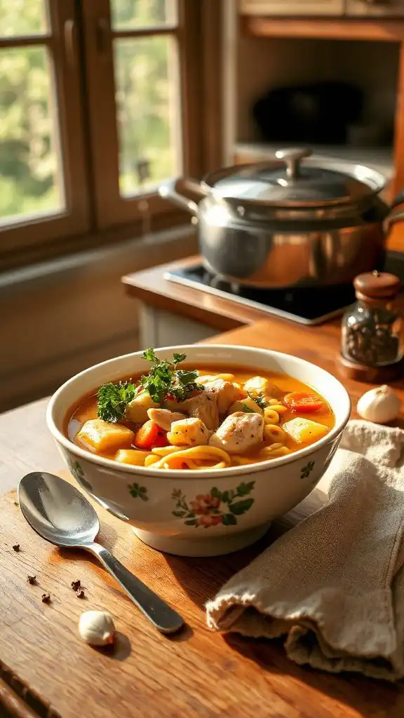 one pot chicken noodle soup
