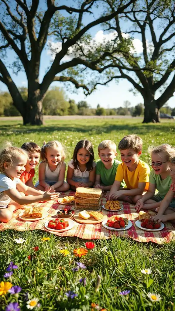 outdoor lunch adventures for kids