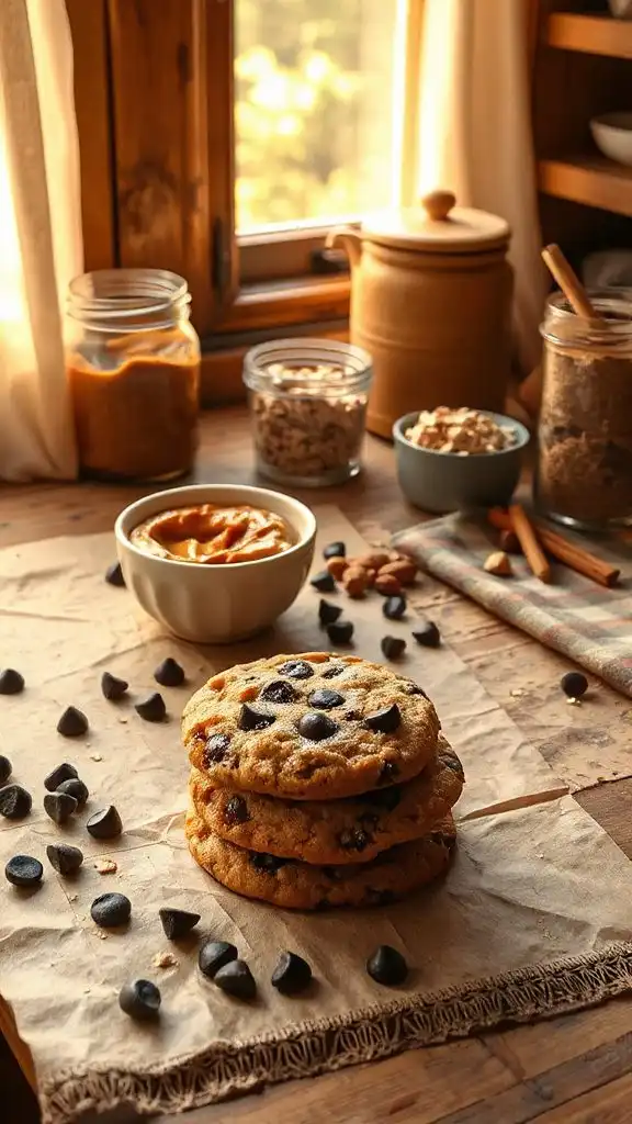 peanut butter oatmeal cookies