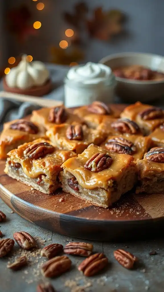 peanut butter pecan dessert bars