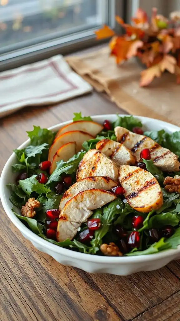 pear arugula chicken salad