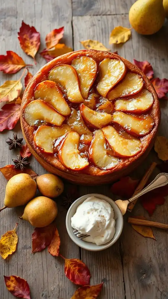 pear caramel cake recipe
